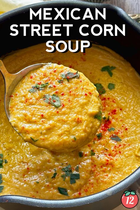 Easy Soup Recipes Quick, Corn Soup, Mexican Street Corn, Easy Soup Recipes, Easy Soups, Salad Side Dishes, Homemade Soup, Quick Meals, Soups And Stews