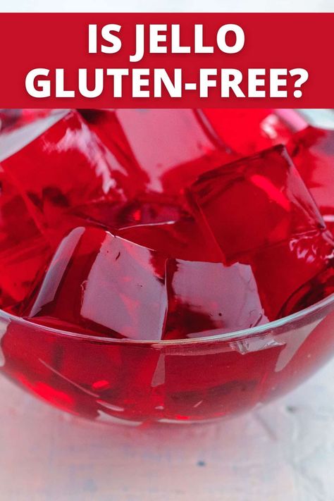 close up image of red jello in glass bowl Gluten Free Jello Desserts, Jello Recipes Christmas, Gluten Products, Jello Cheesecake, Meaningful Eats, Nectarine Recipes, Homemade Pudding, Gluten Allergy, Jello Desserts