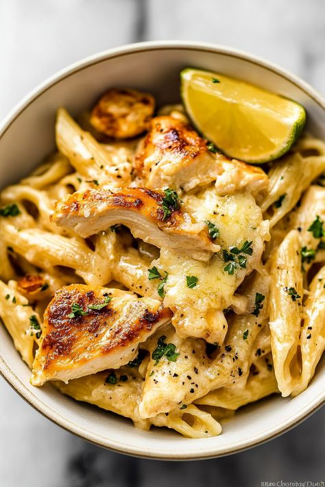 Chicken Parmesan Pasta Half And Half Pasta Recipes, Chicken Half And Half Recipe, Recipes For Half And Half, Recipes Using Half And Half, Recipes With Half And Half, Chicken Tenders Dinner, Pasta Skillet, Half And Half Recipes, Easy Skillet Meals