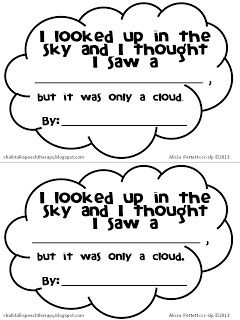 Chalk Talk: Little Cloud by Eric Carle Activities and a Freebie. Eric Carle Science Activities, Clouds Kindergarten Activities, Weather Writing Kindergarten, Cloudette Book Activities, Little Cloud By Eric Carle Activities, Weather Crafts For Kindergarten, Weather Theme Preschool Activities, Clouds Kindergarten, Weather Activities Kindergarten