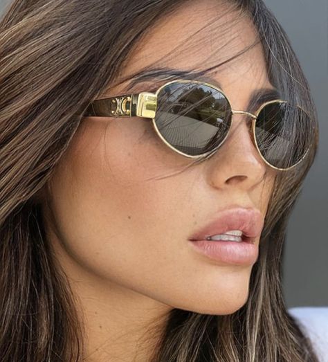 Celine Glasses, Glasses Inspiration, Fashionable Sunglasses, Trendy Glasses, Sunglasses Women Designer, Celine Sunglasses, Uv Sunglasses, Stylish Glasses, Trendy Sunglasses