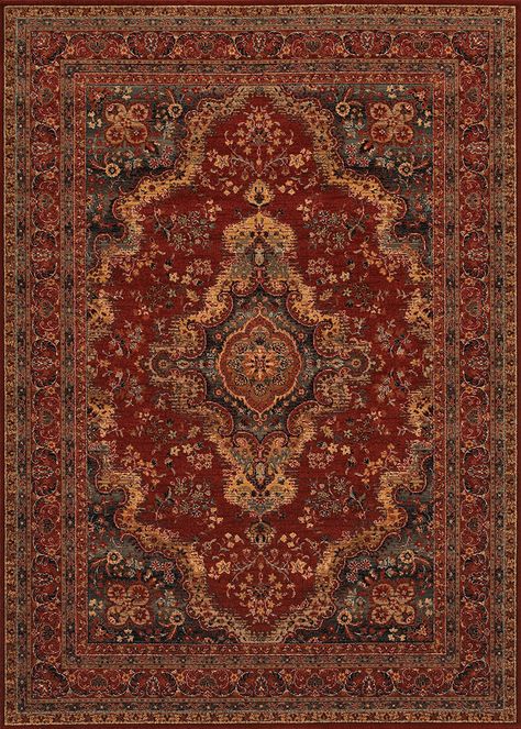 1067/3097 - Couristan Couristan Rugs, Rustic Color Palettes, Carpet Pattern, Burgundy Rugs, Tapis Design, Area Rug Design, Rustic Colors, Medallion Rug, Rug Direct