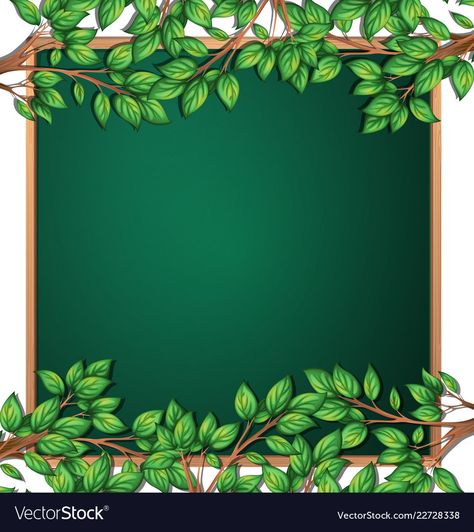 Branch Picture Frame, Tree Branch Frame, Papan Tulis Kapur, Branch Frame, Background For Powerpoint Presentation, Green Board, School Board Decoration, Frame Illustration, Tree Frame