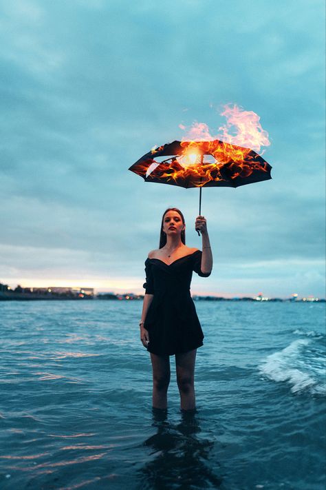 Umbrella, photo,  photographer, idea for photo, fire, photo with fire 🔥, Instagram, wallpaper Pose Reference Photo Umbrella, Photo Shoot In The Rain Ideas, Umbrella Portrait Photography, Shoot Concepts Ideas, Fire Pictures Photography, Umbrella Photoshoot Ideas, Photoshoot With Umbrella, Rain Photoshoot Ideas, Rain Photo Shoot