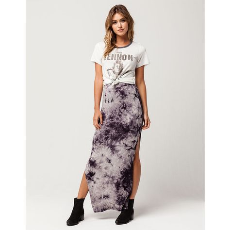 Sky And Sparrow Tie Dye Maxi Skirt ($20) ❤ liked on Polyvore featuring skirts, long skirts, tie dye skirt, tie dye maxi skirt, elastic waist long skirts and long tie dye skirts Tye Dye Maxi Skirt Outfit, Tye Dye Skirt Outfit, Tie Dye Maxi Skirt Outfit, Tie Dye Long Skirt, Tye Dye Skirt, Fashion 23, Concert Style, Tie Dye Maxi Skirt, Elastic Skirt