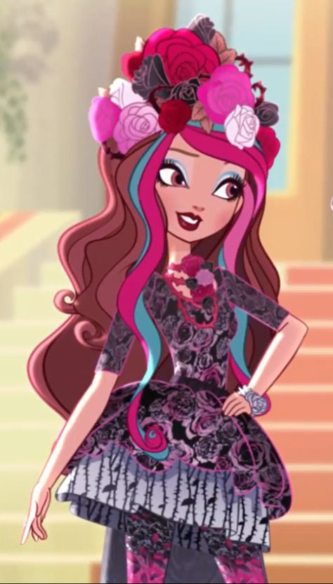 Briar Beauty Spring Unsprung. Briar Ever After High, Briar Beauty Ever After High, Ever After High Briar Beauty, Spring Unsprung, Ever After High Rebels, Briar Beauty, Lizzie Hearts, Raven Queen, Fairy Tale Characters