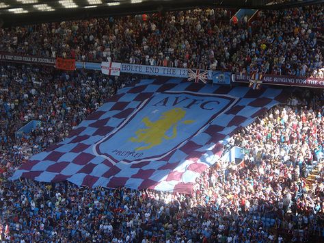 Aston Villa - Holte End at Villa Park Uk Pictures, Super Club, Aston Villa Fc, Villa Park, Best Club, Soccer Fans, Aston Villa, West Midlands, Great Team