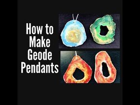 Crystal Tutorial, How To Make Resin, Geode Ring, Geode Jewelry, Resin Geode, Making Resin Jewellery, Geode Art, Geode Earrings, Art Youtube