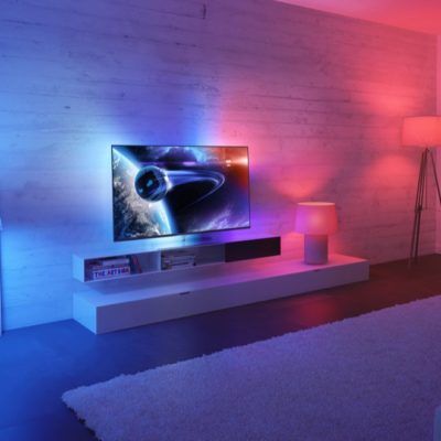 Light up Philips Hue to match the Super Bowl - Hueblog.com Bridge Support, Color Mood, Led Christmas Tree, Large Tv, Tv App, Philips Hue, Hue Philips, Super Bowl, This Morning