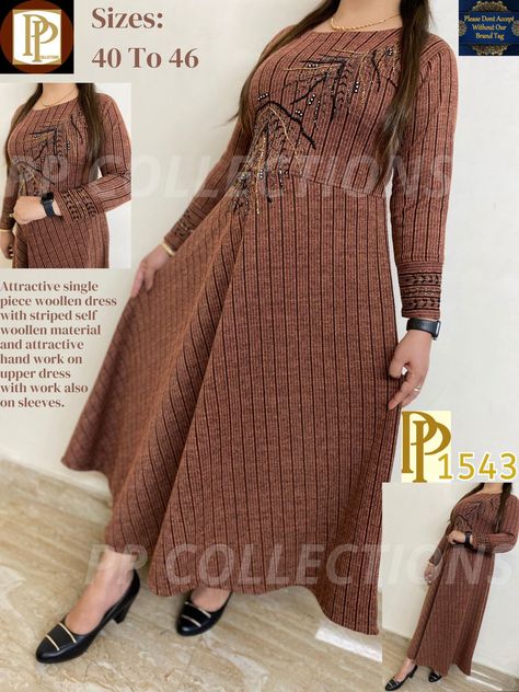 Price INR (Rs): 2500 + Shipping extra for Designer Wollen Gown: PP-1543 Order Now! The post Designer Wollen Gown: PP-1543 appeared first on ArtistryC Online Store + Fashion Magazine. Wollen Kurtis Design Winter Latest, Wollen Kurtis Design Winter, Shop Gowns, Kurtis Design, Woolen Dresses, Latest Kurti, Kurti Collection, Western Dresses, Kurti Designs