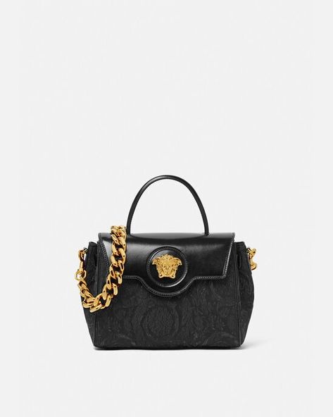 Versace Handbags, Design Bag, Womens Designer Handbags, Versace Bags, Fancy Bags, Top Handle Bags, Small Handbag, Designer Shoulder Bags, Gianni Versace