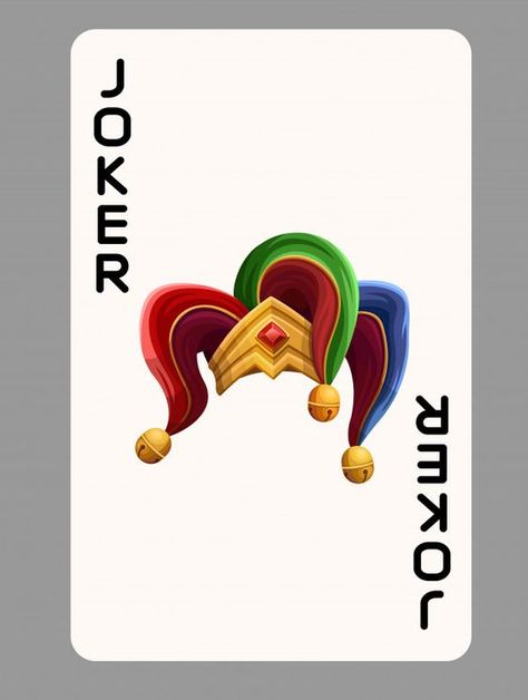 Joker Card Tattoo, Joker Hat, Joker Cartoon, Dogs Playing Poker, Catrina Tattoo, Joker Cards, Jokers Wild, Joker Playing Card, Card Tattoo Designs