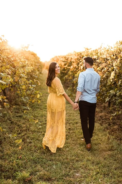 Laurita Winery Engagement Session Photography | New Jersey Wedding Photographer | Amy and Matthew | Samantha Jay Photography Winery Couples Photoshoot, Winery Couples Photography, Engagement Photos Winery Vineyard, Vineyard Couple Photoshoot, Vineyard Engagement Shoot, Montaluce Winery Engagement Photos, Engagement Photos Winery, Winery Poses, Winery Photoshoot