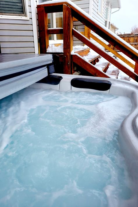 salt water hot tub How To Care For A Hot Tub, Salt Water Hot Tub Spas, Hot Tub Benefits, Salt Water Hot Tub, Saltwater Hot Tub, Sauna House, Hot Tubs Saunas, Hot Tub Backyard, Spa Set