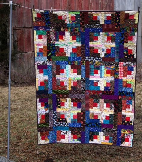 River Log Cabin Quilt, Snake River Log Cabin Quilt Pattern, Offset Log Cabin Quilt Pattern, Rectangular Log Cabin Quilt Block, Uneven Log Cabin Quilt Pattern, Modified Log Cabin Quilt Block, Quilting Methods, Jelly Roll Quilt Patterns, Cabin Quilt