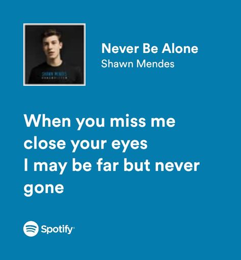 Spotify Quotes Shawn Mendes Tattoo Ideas Lyrics, Shawn Mendes Quotes Lyrics, Aesthetic Spotify Lyrics, Shawn Mendes Song Lyrics, Streak Snapchat, Shawn Mendes Music, Alone Lyrics, Shawn Mendes Songs, Shawn Mendes Quotes