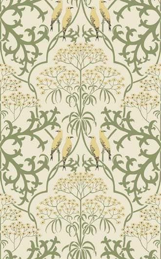 Arts And Crafts Wallpaper, Flora Fauna, A Wallpaper, Design Sponge, Arts And Crafts Movement, Home Wallpaper, Textile Patterns, Parsley, Textures Patterns