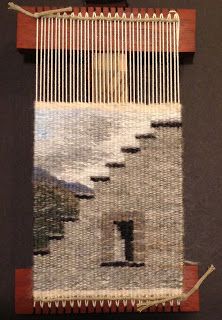 Tangled Web Tapestry Loom Weaving, Tapestry Loom, Wall Weave, Weaving Loom Diy, Small Tapestry, Weaving Loom Projects, Weaving Tutorial, Weaving Rug, Diy Weaving