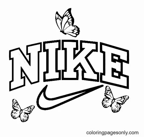 Nike Coloring Pages - Coloring Pages For Kids And Adults Preppy Coloring Pages Summer, Preppy Coloring Pages Printable, Cute Drawings Coloring Page, Drawing Pages For Adults, Aesthetic Coloring Pages Preppy, Easy Drawings For Adults, Cute Aesthetic Coloring Pages Printable, Preppy Coloring Pages Free Printable, Preppy Coloring Sheets