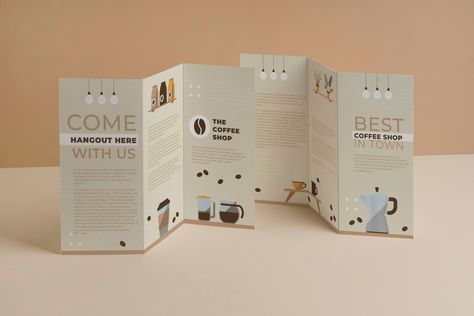 Coffee Shop Brochure, Cafe Brochure, Minimal Coffee Shop, Design Assignments, Minimal Coffee, Brochure Psd, Coffee Cat, Shop Poster, Typographic Poster