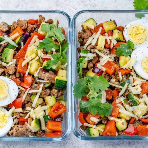 Turkey Breakfast Meal Prep, Clean Food Crush Meal Prep, Clean Food Crush Recipes Breakfast Meals, Cut Meals, Cfc Recipes, Simple Meal Prep, Bowl Meals, Clean Meals, Clean Meal Prep