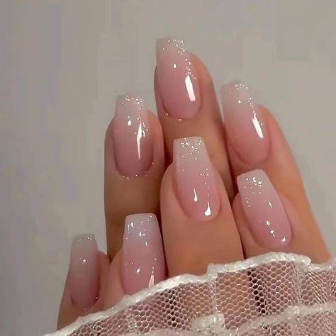 Simple Prom Nails, Black Prom Nails, Pink Fake Nails, Blue Prom Nails, Healthy Abs, Prom Nails Red, Prom Nails Silver, Nails Bling, Square Press On Nails