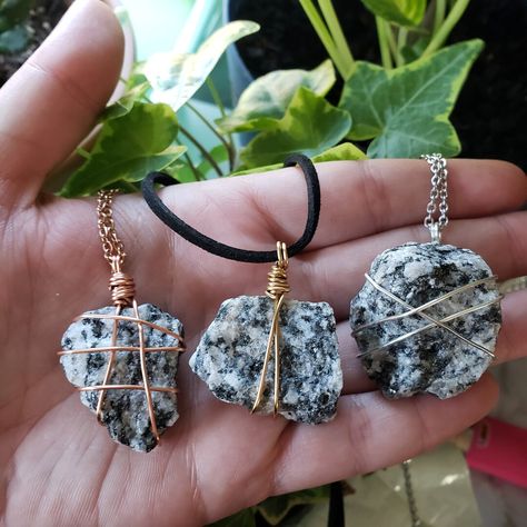 Add a touch of nature to your style with our stunning raw granite stone pendants! Each unique piece is handcrafted to showcase the raw beauty of this natural wonder. Perfect for the nature lover or anyone looking to make a statement with their accessories. Shop now and bring the rugged charm of the outdoors into your wardrobe! Black And White Granite, Granite Rock, Natural Granite, Lookout Mountain, Rock Necklace, White Granite, Rock Jewelry, Granite Stone, Sticks And Stones