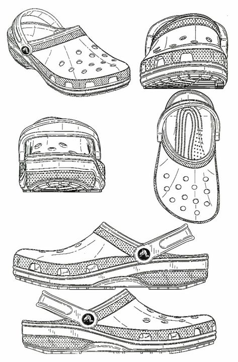 How To Draw Crocs Shoes, Croc Drawing, Crocs Doodle, Crocs Illustrations, Croc Illustration, Crocs Meme Funny, Drawing Room Interior Design, Shoes Drawing, Small Drawings