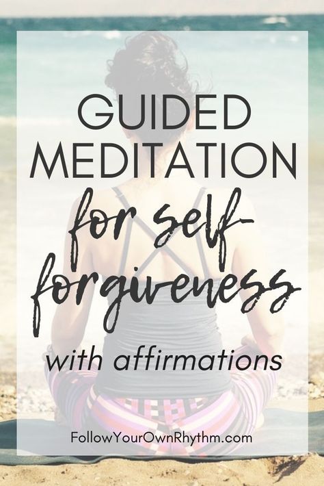 Free guided meditation for self-forgiveness with affirmations (video). --personal growth, spiritual growth, self-forgiveness exercise, healing, habit, health, new beliefs, reprogramming, subconscious mind, rewiring the brain, limiting beliefs, guilt, shame, doubt, inner peace, spirituality, higher self. Self Forgiveness, Growth Spiritual, Meditation Mantra, Forgive Yourself, Mindfulness Exercises, Meditation For Beginners, Meditation Benefits, Meditation Techniques, Daily Meditation