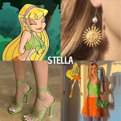 Stella Halloween Costume, Stella Winx Club Costume, Stella Winx Club Outfit, Stella Winx Club, Winx Cosplay, Winx Aesthetic, Outdoor Tent Wedding, Stella Winx, Classy Halloween Costumes