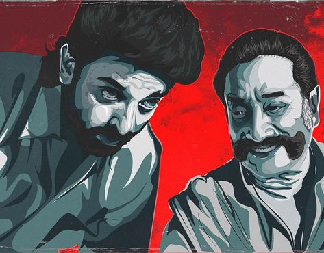 Sivaji Ganesan, Yuvan Shankar Raja, Kamal Hassan, Cute Pictures To Draw, Kamal Haasan, Actors Illustration, Friendship Photography, Film Posters Art, Spiderman Art Sketch