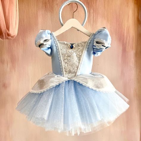 Cinderella Costume for babies, toddlers and girls 🩵✨ Toddler Girl Halloween Costume, Halloween Costume Toddler Girl, Toddler Girl Halloween, Halloween Princess, Cinderella Princess, Cinderella Dress, Cinderella Costume, Cinderella Party, Baby Costume