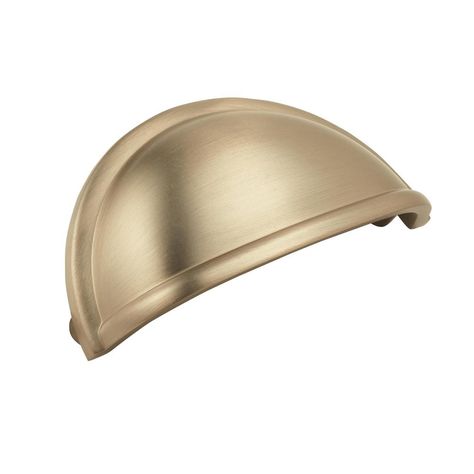 Amerock Cup Pulls 3 in. (76 mm) Center-to-Center Golden Champagne Cup Pull Cup Drawer Pulls, Cabinet Cup Pulls, Golden Champagne, Nintendo Console, Cup Pulls, Decorative Hooks, Bath Hardware, Cabinet And Drawer Pulls, The Cup