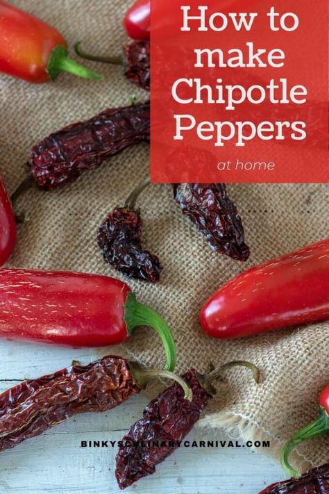 Preserving Jalapenos, Diy Chipotle, Preserving Peppers, Canning Jalapeno Peppers, Homemade Chipotle, Smoked Jalapeno, Red Jalapeno, Chipotle Peppers, Jalapeno Recipes