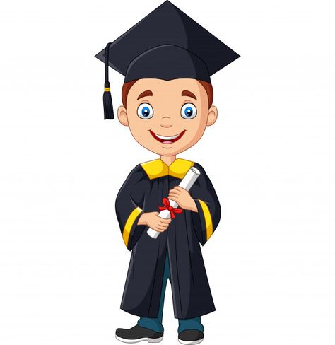 Cartoon boy in graduation costume holdin... | Free Vector #Freepik #freevector #certificate #school #people #children Graduation Cartoon Pictures, Graduation Cartoon, Student Clipart, Graduation Images, Boy Graduation, Boy Cartoon, School Cartoon, Cartoon Image, Islamic Cartoon