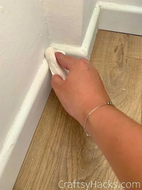 How to Easily Clean Your Baseboards, Doors, and Trim | Simplify How To Clean Baseboards Tips And Tricks, How To Keep Baseboards Clean, How To Clean White Baseboards, Cleaning Baseboards Hacks, Clean Baseboards Easy Diy, Best Way To Clean Baseboards, How To Clean Baseboards, Baseboards And Trim, Clean Baseboards