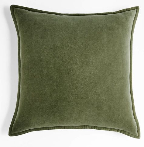 Throw Pillow Arrangement, Brown Throw Pillows, Pillow Arrangement, Design Salon, Green Throw Pillows, Green Pillows, Blue Throw Pillows, Velvet Pillow, Velvet Throw