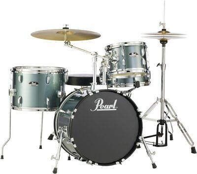 James Bregenzer drums and drum sets collection - Pearl Roadshow 4-Piece Drum Set with Hardware and Cymbals - Charcoal Metallic Drum Throne, Pearl Drums, Drum Sets, Snare Drum, Drum Set, Cymbals, Drum And Bass, Drums, Music Instruments