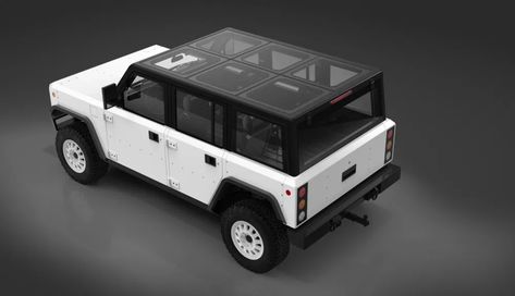 Bollinger unveils updated electric truck and pickup 'production-intent design' - Electrek Electric Delivery Vehicle, Futuristic Pickup Truck, Electric Car Chassis Design, Futuristic Pickup Truck Design, Electric Dreams, Electric Pickup, Crank Windows, Utility Truck, Byd Electric Car