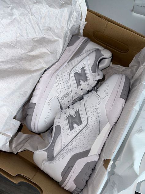 New Balance 550 White Gray Outfit, All White 550 New Balance, All White New Balance 550, New Balance 550’s, Sneakers New Balance 550, Shoes New Balance 550, Nb 550 White Grey, New Balance 550 White Grey Outfit, Shoes For Women New Balance