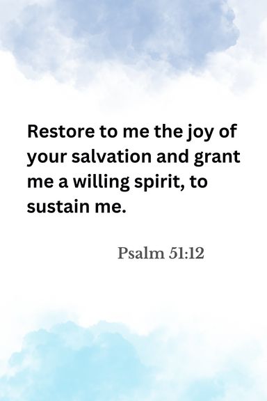 Psalm 51:12 Psalm 51 12, Psalms 51, Psalm 51, Christian Quotes God, Quotes God, Christian Living, Christian Quotes, Psalms, Quotes