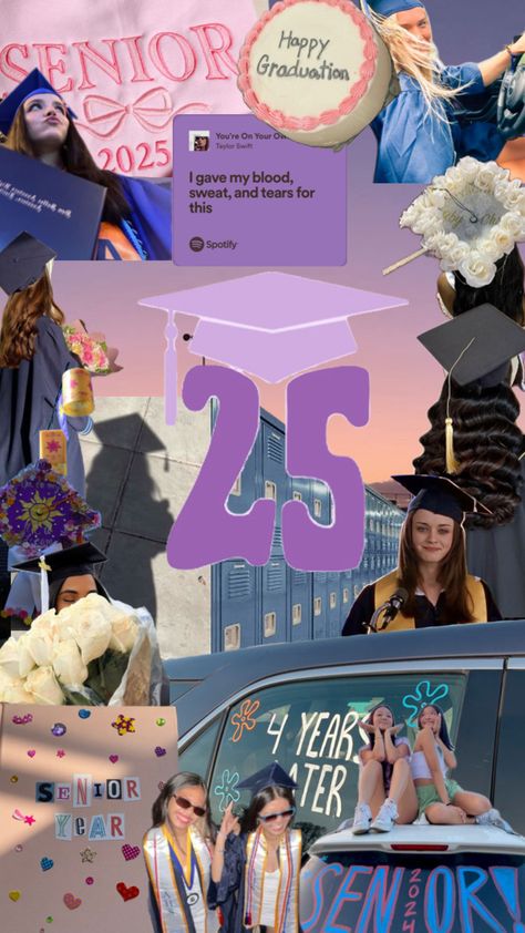 Graduation Collage Ideas, Senior Year Journal, Senior Year Aesthetic, Senior Year Planning, Senior Scrapbook Ideas, Po Teletubbies, School Memories Scrapbook, Senior Year Things, Senior Year Fun