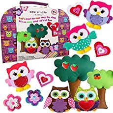 Easy sewing projects for beginners: 40 cool ideas - I Can Sew This Kids Sewing Kit, Crafty Hobbies, Owl Kids, Felt Owls, Kids Sewing, Beginner Sewing Projects Easy, Felt Baby, Themed Crafts, Educational Toys For Kids