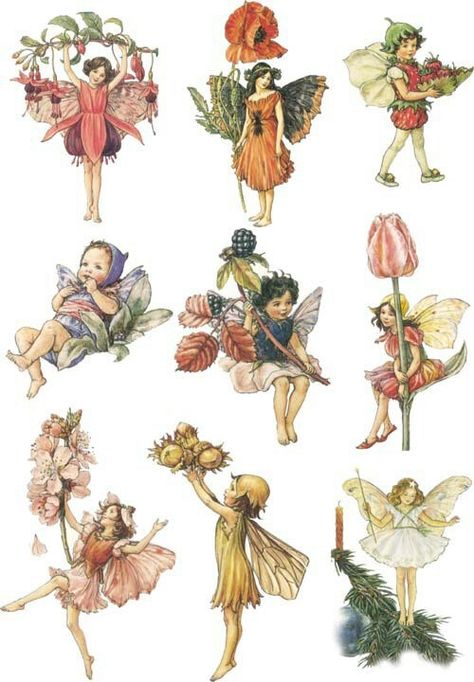 Shirley Barber, Fairy Flowers, Fairy Bedroom, Faery Art, Fairy Clipart, Fairy Stickers, Toddler Stuff, Storybook Art, Cloth Art