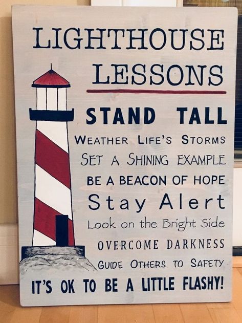 Lighthouse Quotes, Lighthouse Theme, Nautical Classroom Theme, Nautical Classroom, Lighthouse Crafts, Ocean Theme Classroom, Lighthouse Decor, Lighthouse Pictures, Nautical Wall Art