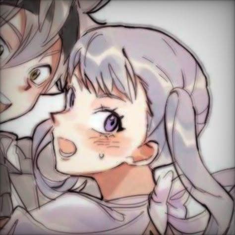 Asta And Noelle Matching Pfp, Asta And Noelle Matching Icons, Noelle And Asta, Noelle X Asta, Asta And Noelle, Asta Pfp, Noelle Black Clover, Asta X Noelle, Asta Noelle