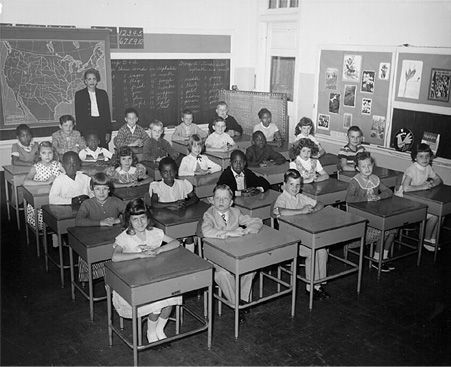 1960s integrated classroom | Themes from The White Fence ... 21st Century Classroom, School Daze, School Room, Blended Learning, Unschooling, Vintage School, A Classroom, School Classroom, The Good Old Days