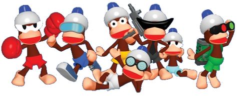 Ape Escape Monkey, Ape Escape Pfp, Y2k Characters, 2000 Phone, Ape Escape, Pepsi Man, Monkey Tattoos, Retro Gaming Art, Monkey 3