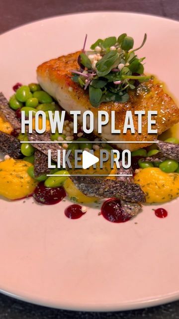 Kyle Crawford on Instagram: "Up your plating game 🔥🖤 Plating has always been one of my favourite parts of cooking. There are SOOO many ways to go about it. This is a slowed down and deconstructed view of a few general plating tips and tricks. Use this as inspiration next time you want compose an eye catching dish 🖤 #plating #culinaryarts #foodstyling #foodstylist #chef #homechef #torontochef #torontochefs #gaychef #menwhocook #guyswhocook #girlswhocook #womenwhocook #torontocooks #howto #learn" Puree Plating Techniques, Food Plating Ideas Dinners, Culinary Plating Techniques, Beautiful Plated Food, Simple Plating Ideas, Plating Techniques Presentation, Food Plating Ideas Presentation, Plating Ideas Appetizers, Entree Plating