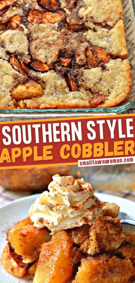 Southern Style Cooked Apples, Apple Cobbler Recipe Home Made, Apple Cobbler With Pie Crust Top, Fresh Apple Cobbler Easy 3 Ingredients, Easy Apple Cobbler With Fresh Apples, Bisquick Apple Cobbler With Fresh Apples, Things To Do With Fresh Apples, Apple Cobbler Canned Apples, Apple Pie Cobbler Easy